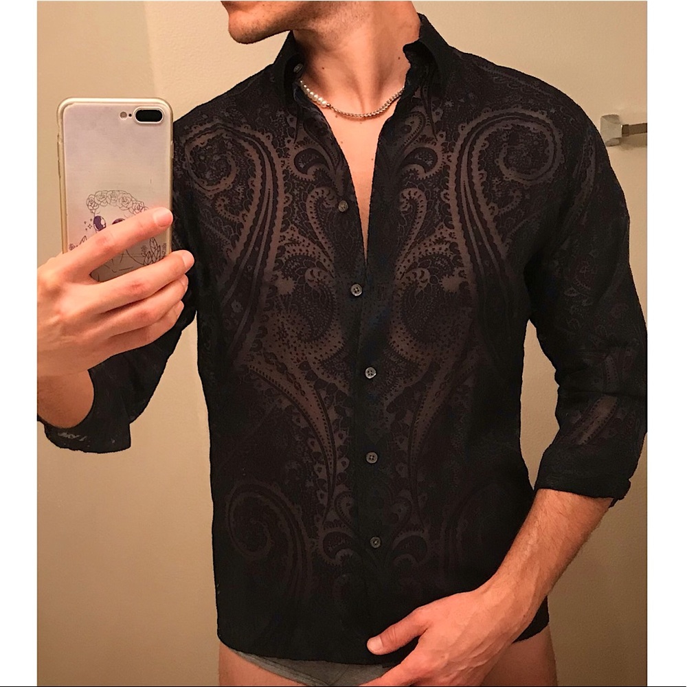 Vintage Burberry shirt , unisex size M